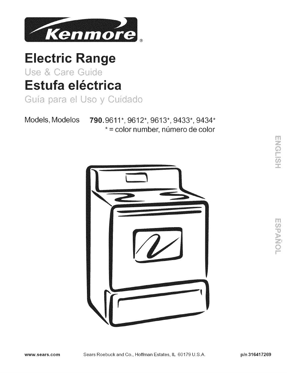 Kenmore 790.9434 User Manual | 28 pages