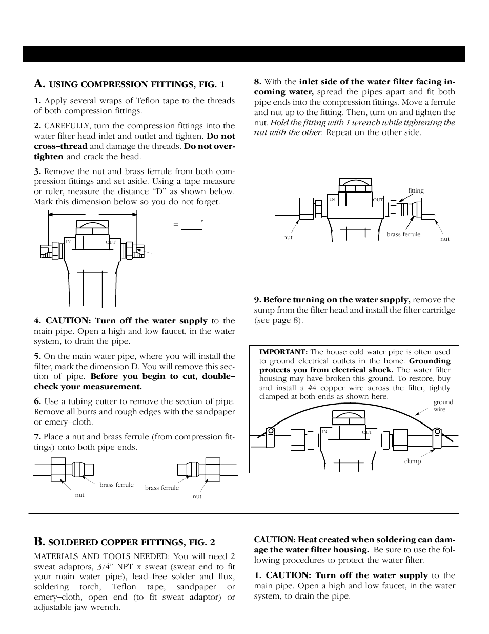 Installation steps | Kenmore 625.343420 User Manual | Page 6 / 12