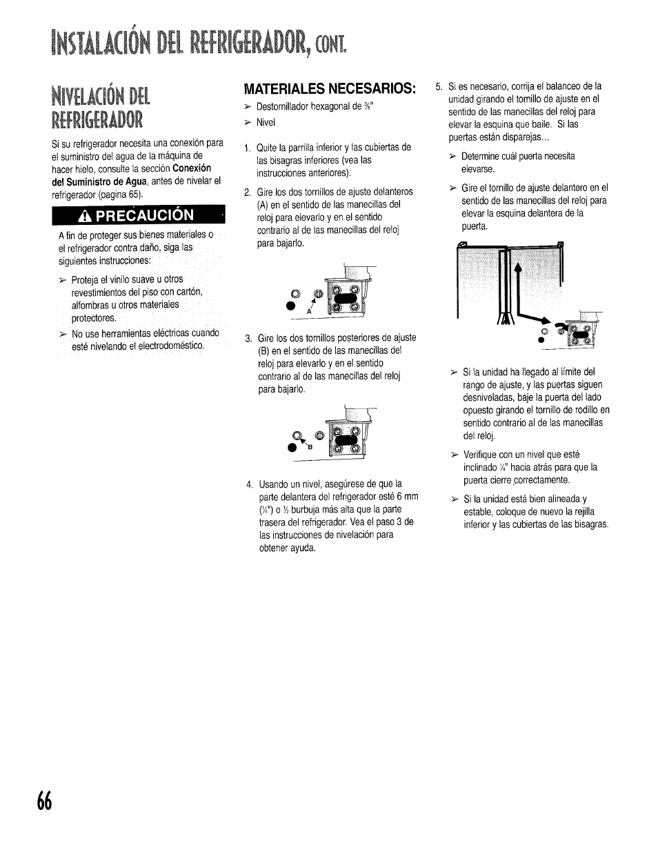 Materiales necesarios, Klyración, Reriurádor | Kenmore 596.50002100 User Manual | Page 66 / 88