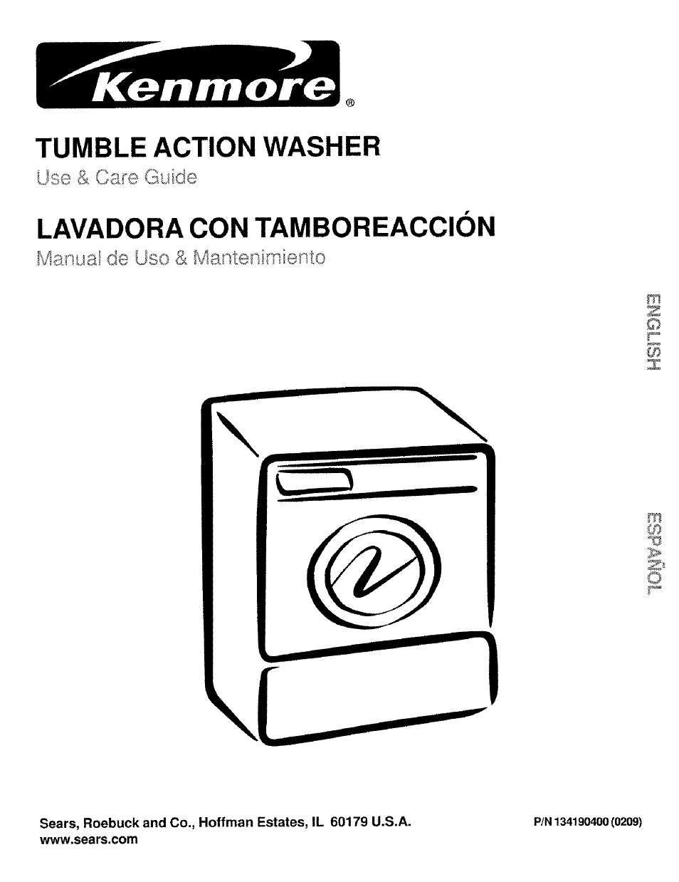 Kenmore 134190400 (0209) User Manual | 24 pages