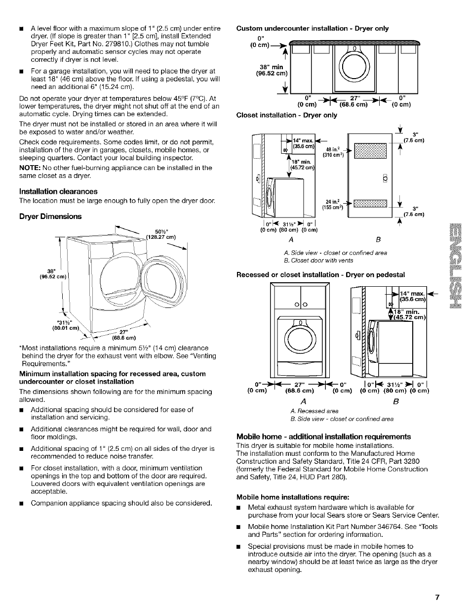 Kenmore ELITE HE4 110.9586 User Manual | Page 7 / 48