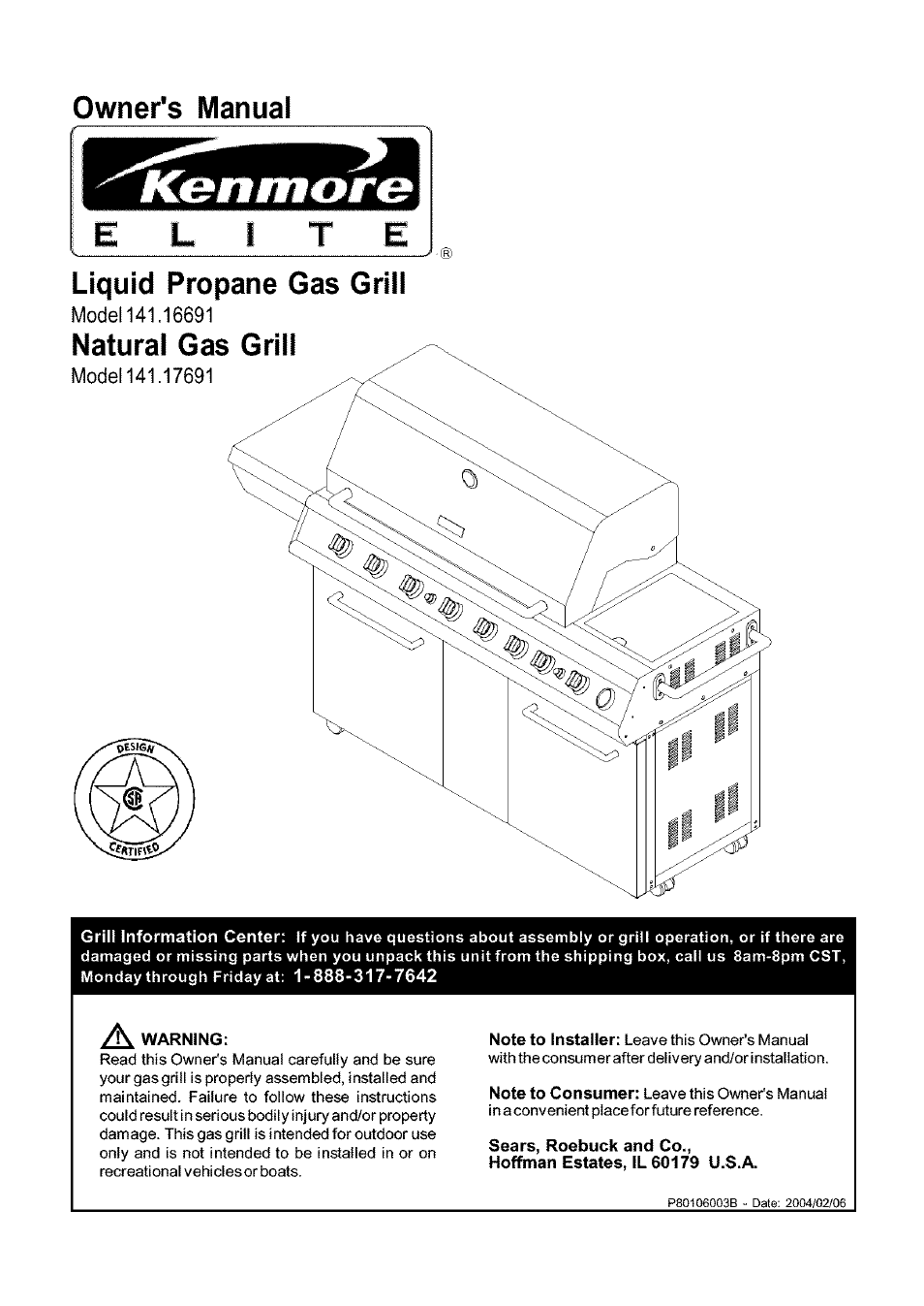 Kenmore ELITE 141.17691 User Manual | 34 pages