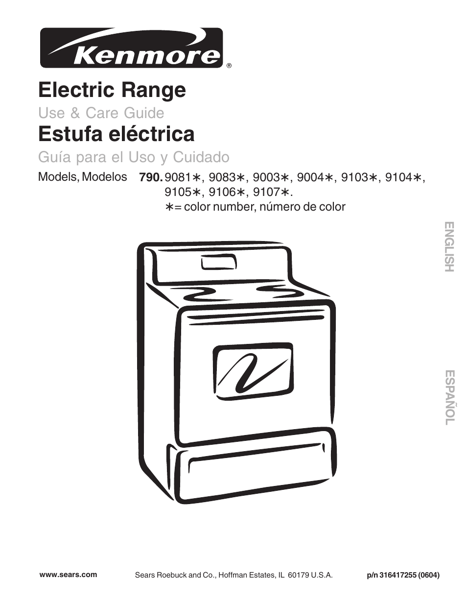 Kenmore 790.9104 User Manual | 16 pages