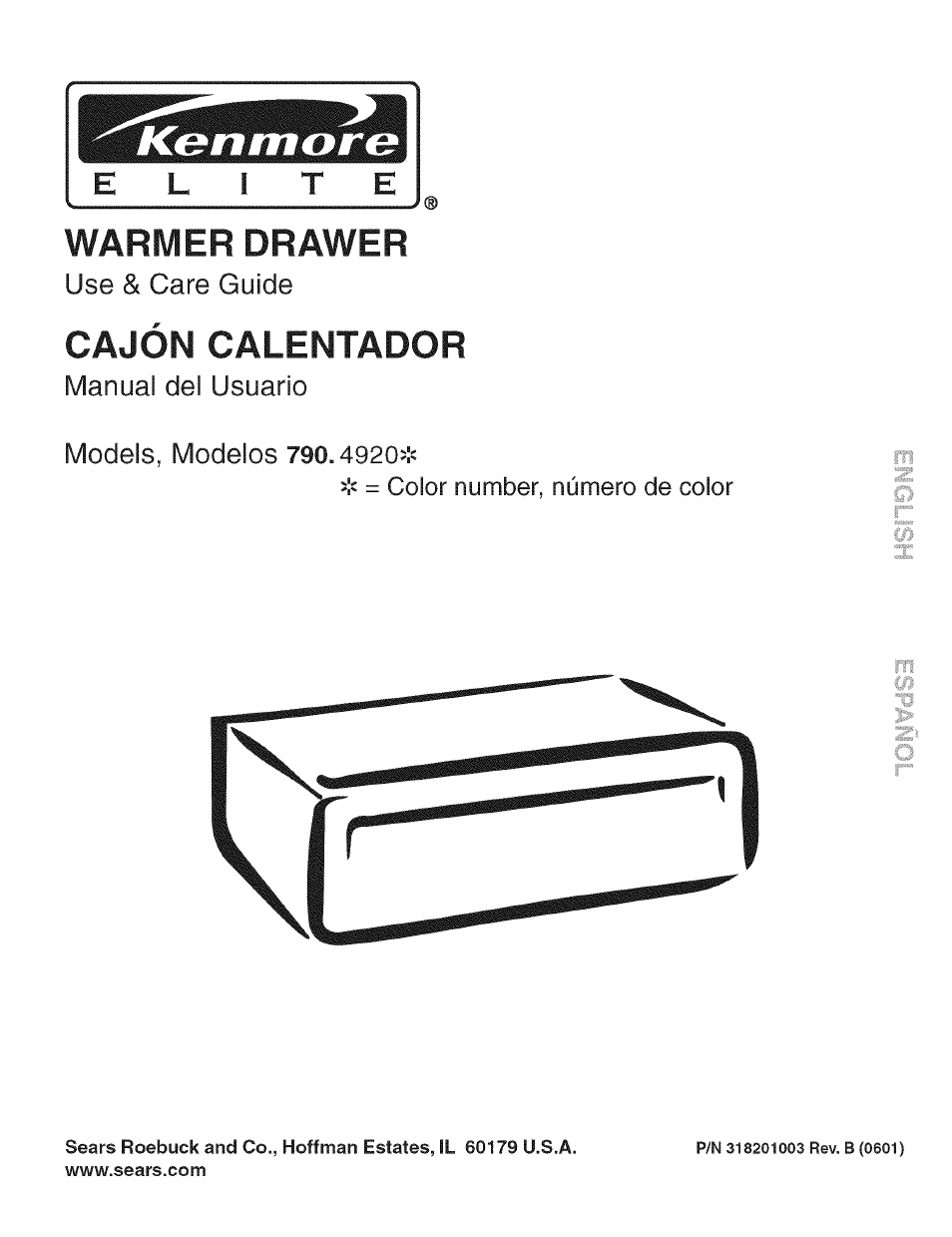 Kenmore 790.492 User Manual | 10 pages