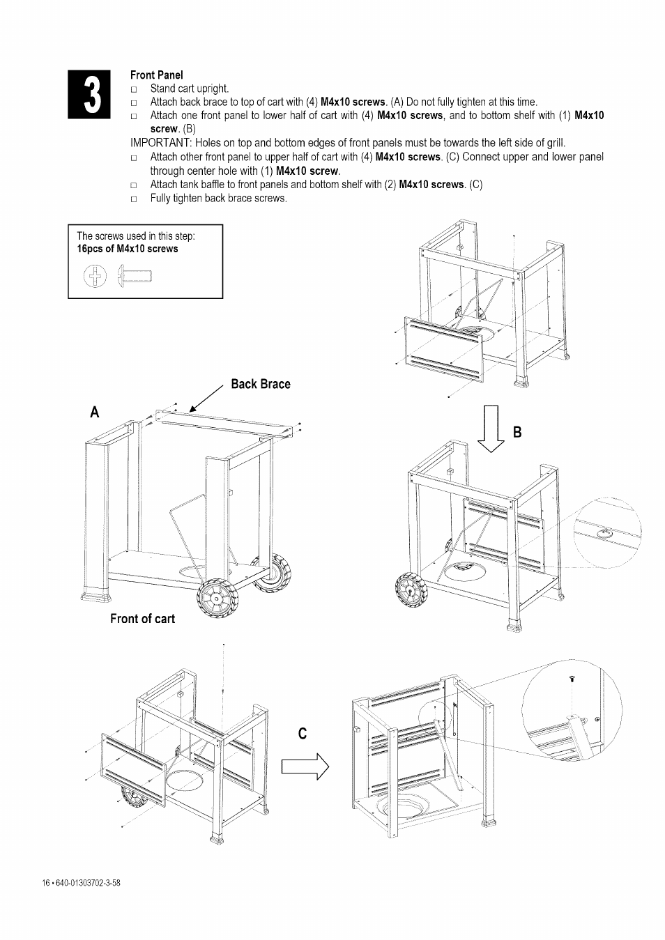 Front panel | Kenmore 146.1622201 User Manual | Page 16 / 28