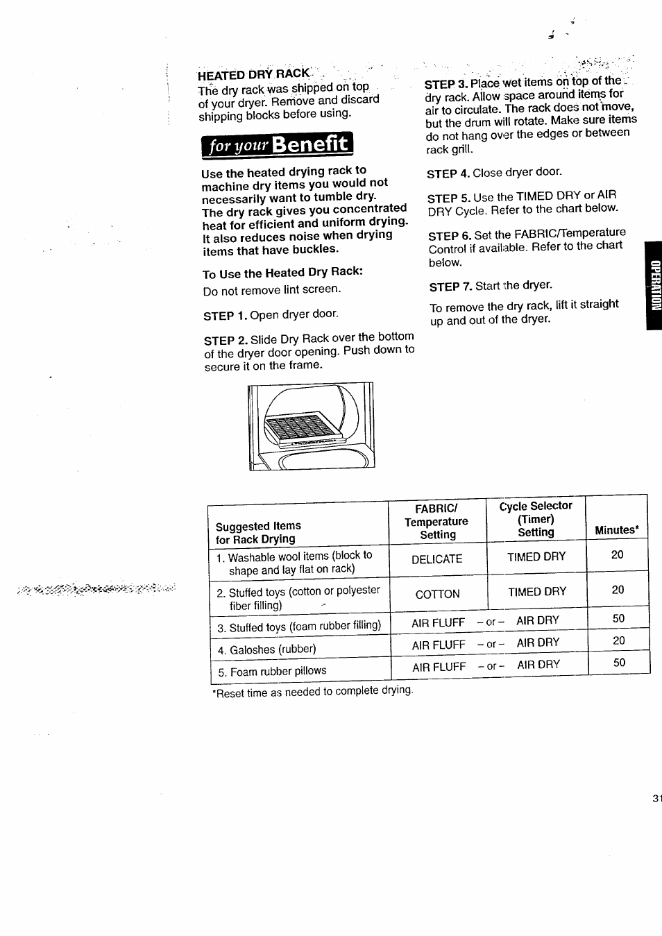 For your bgnefit, For your, Bgnefit | Kenmore 3405602 User Manual | Page 31 / 42