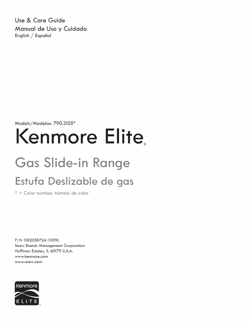 Kenmore ELITE 790.3105 User Manual | 36 pages