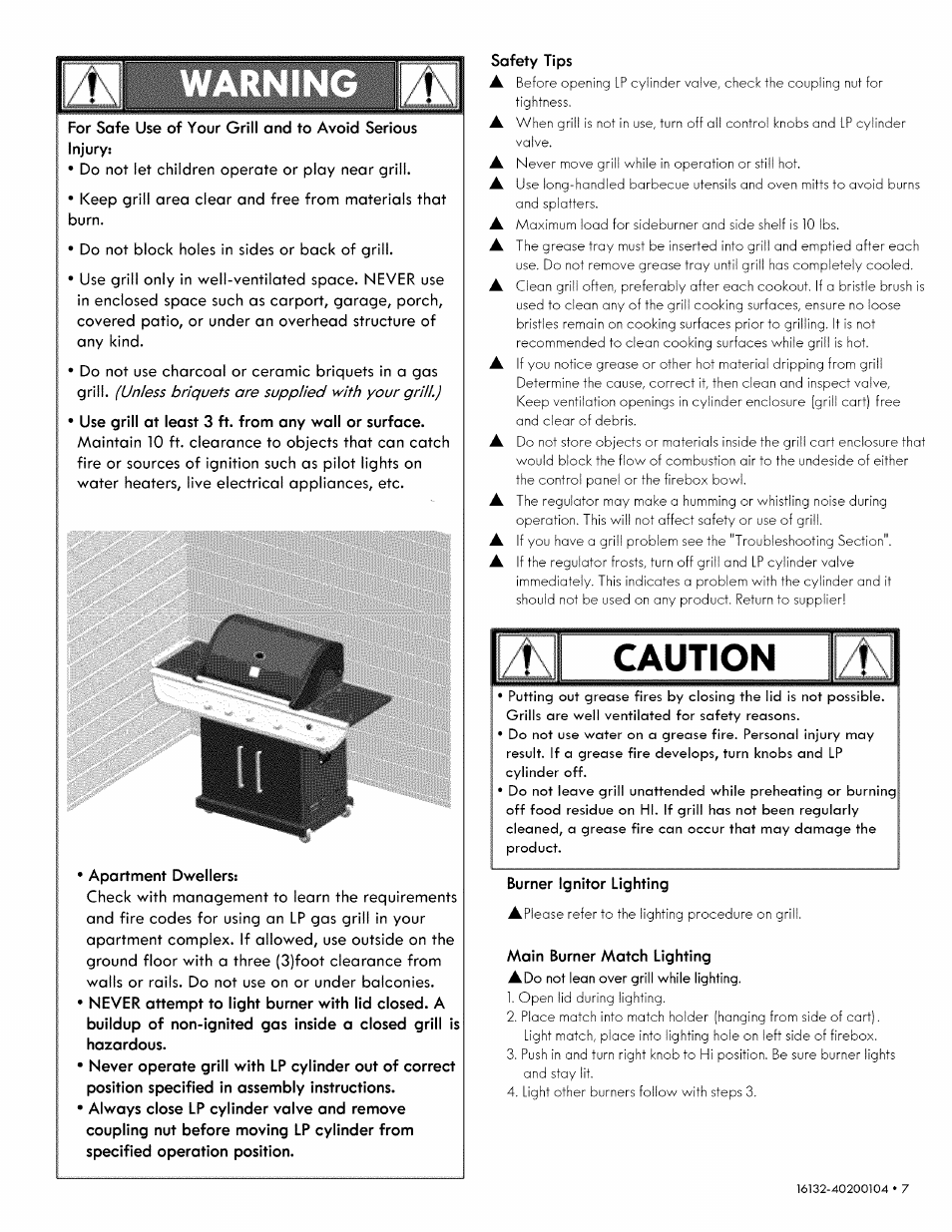 Caution | Kenmore 146.1613311 User Manual | Page 7 / 32