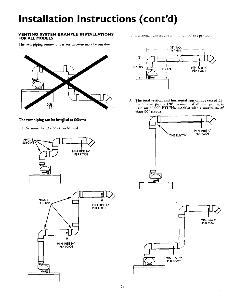 Installation instructions (cont’d) | Kenmore 153.335963 User Manual | Page 18 / 44