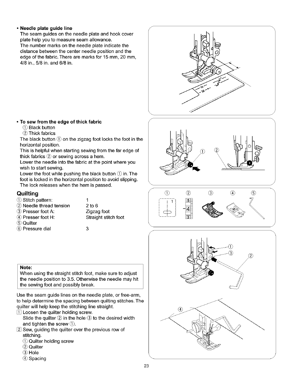 Quiiting, Quilting | Kenmore 200 User Manual | Page 29 / 90