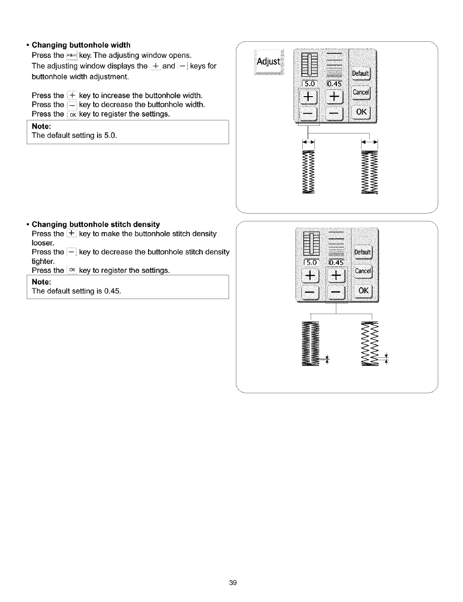 Adjust | Kenmore 200 User Manual | Page 45 / 90