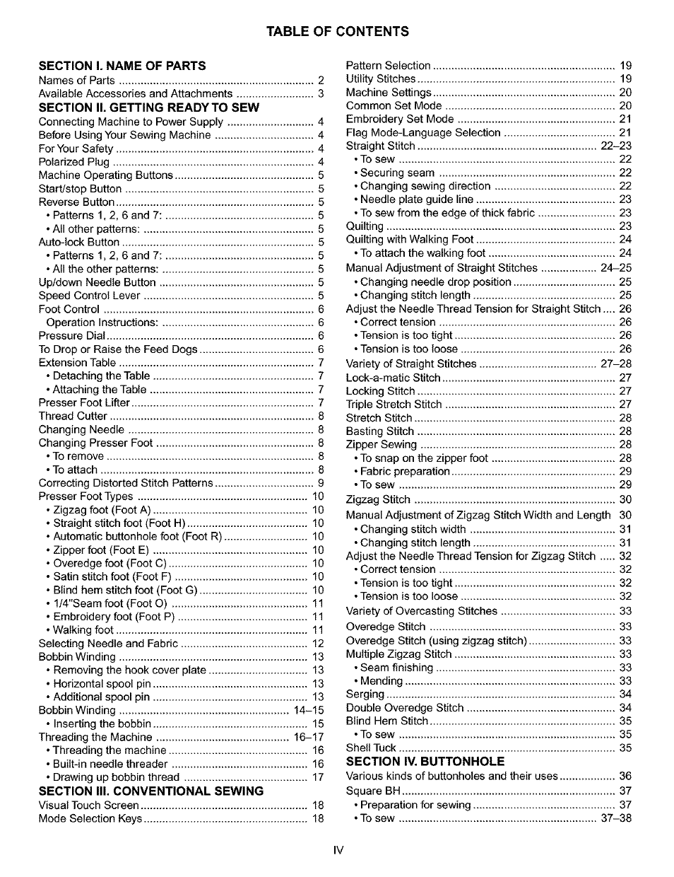 Kenmore 200 User Manual | Page 5 / 90