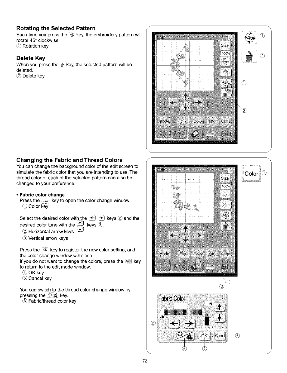 Fabric color change | Kenmore 200 User Manual | Page 78 / 90