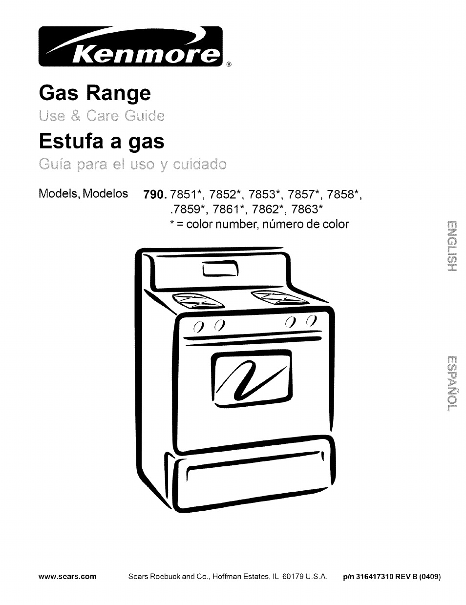 Kenmore 790.7863 User Manual | 20 pages