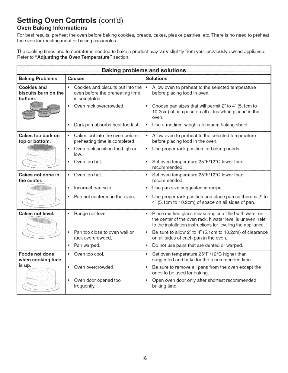 Setting oven controls (cont’d), Setting oven controls -18 | Kenmore 790.3693 User Manual | Page 16 / 28