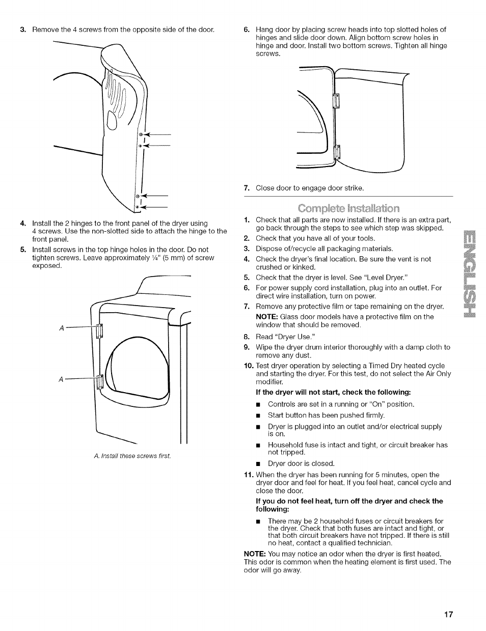 Kenmore ELITE OASIS 110.6707 User Manual | Page 17 / 56