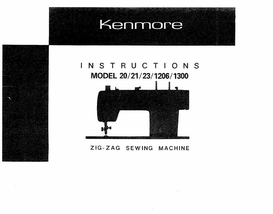 Kenmore 1206 User Manual | 29 pages