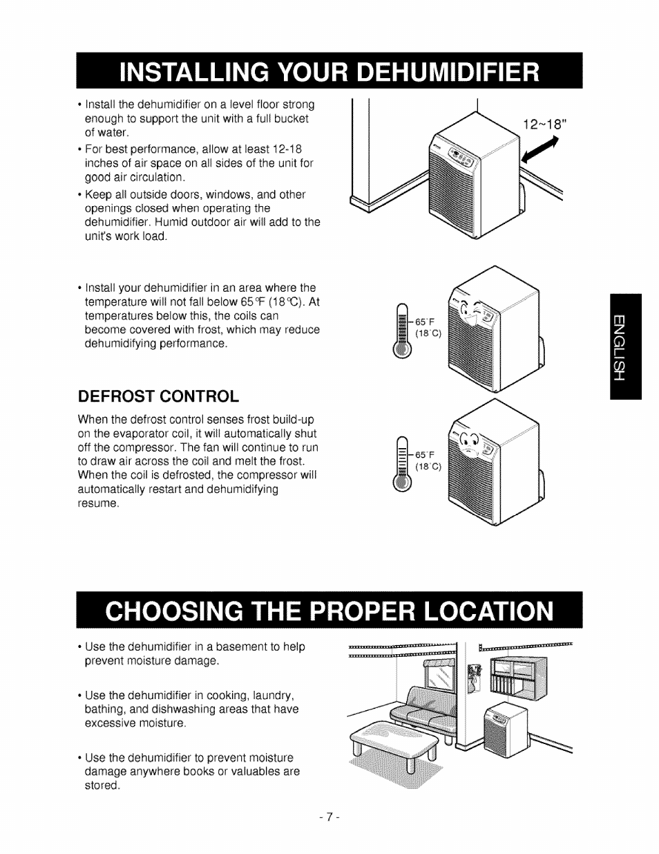 Defrost control | Kenmore 580.5245 User Manual | Page 7 / 13