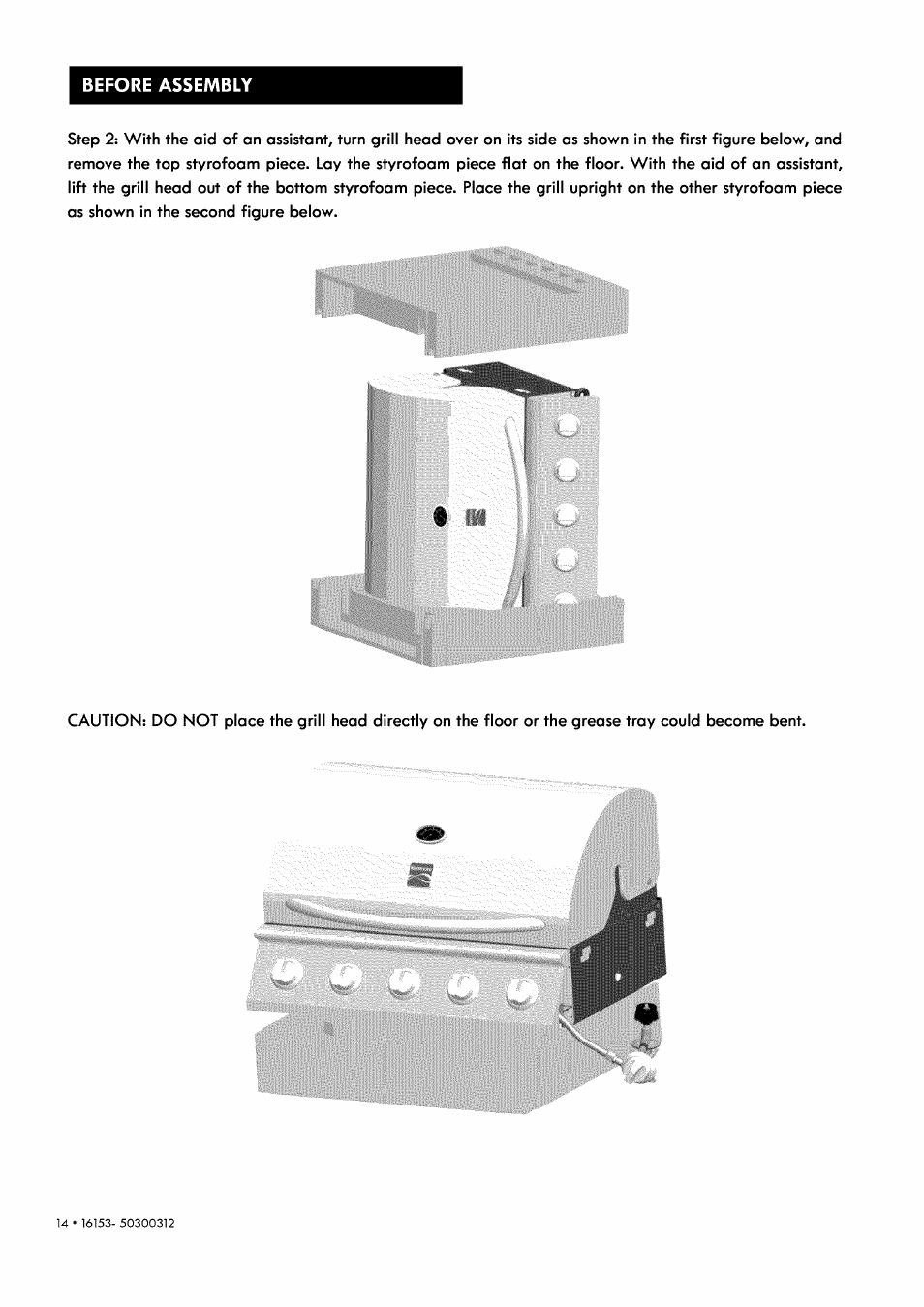 Before assembly | Kenmore 146.1615311 User Manual | Page 14 / 32