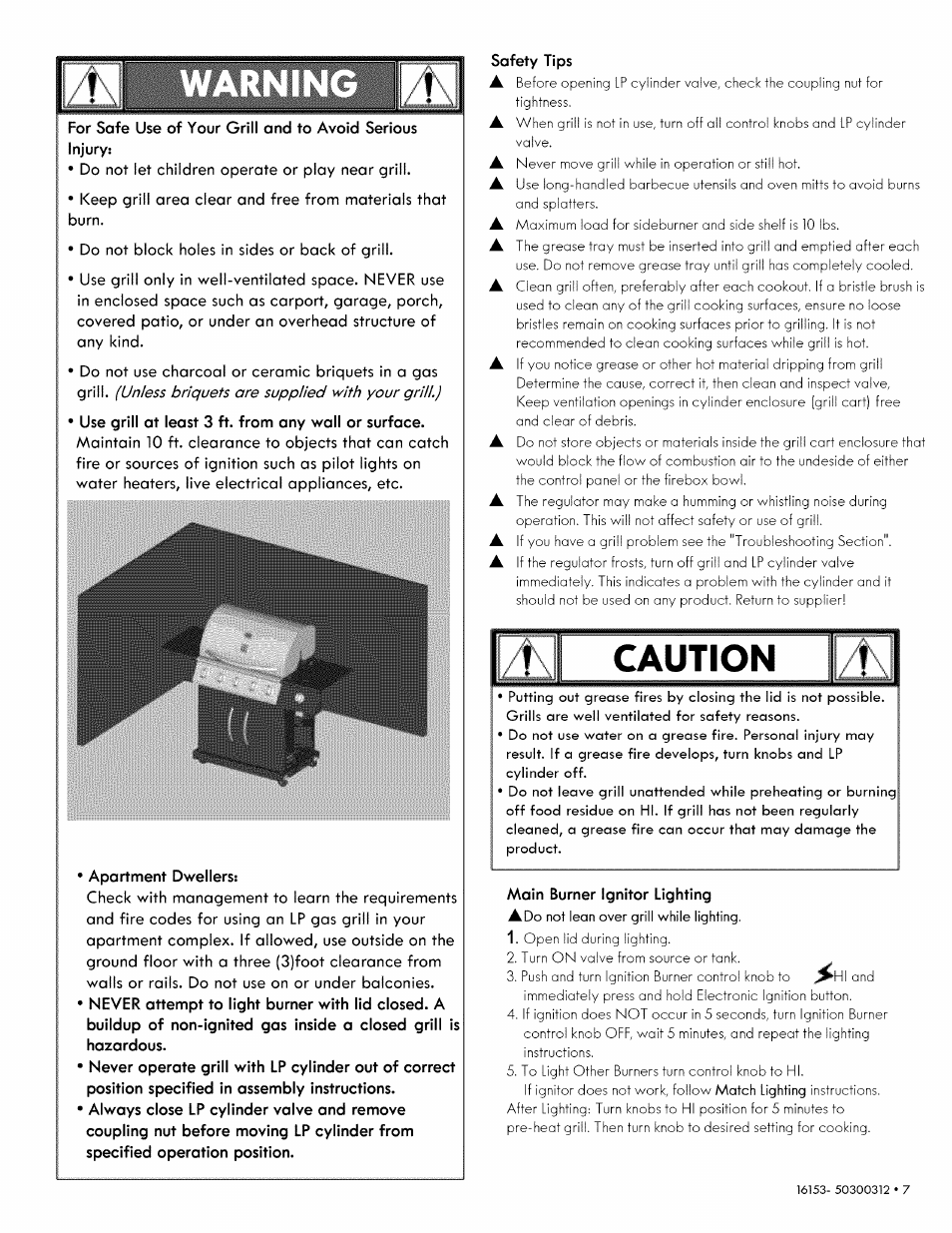 Caution | Kenmore 146.1615311 User Manual | Page 7 / 32