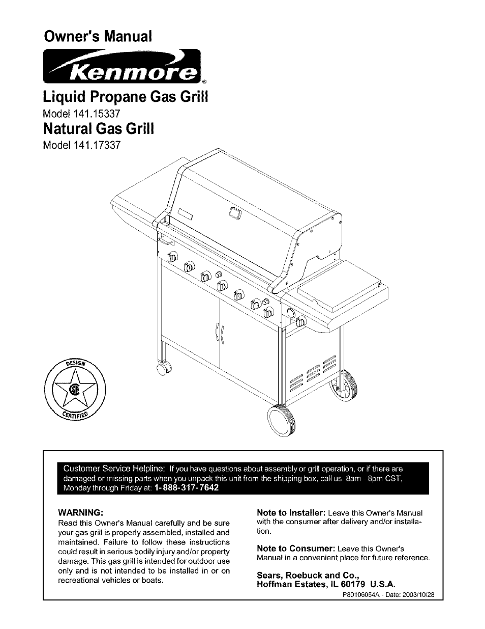 Kenmore 141.17337 User Manual | 43 pages