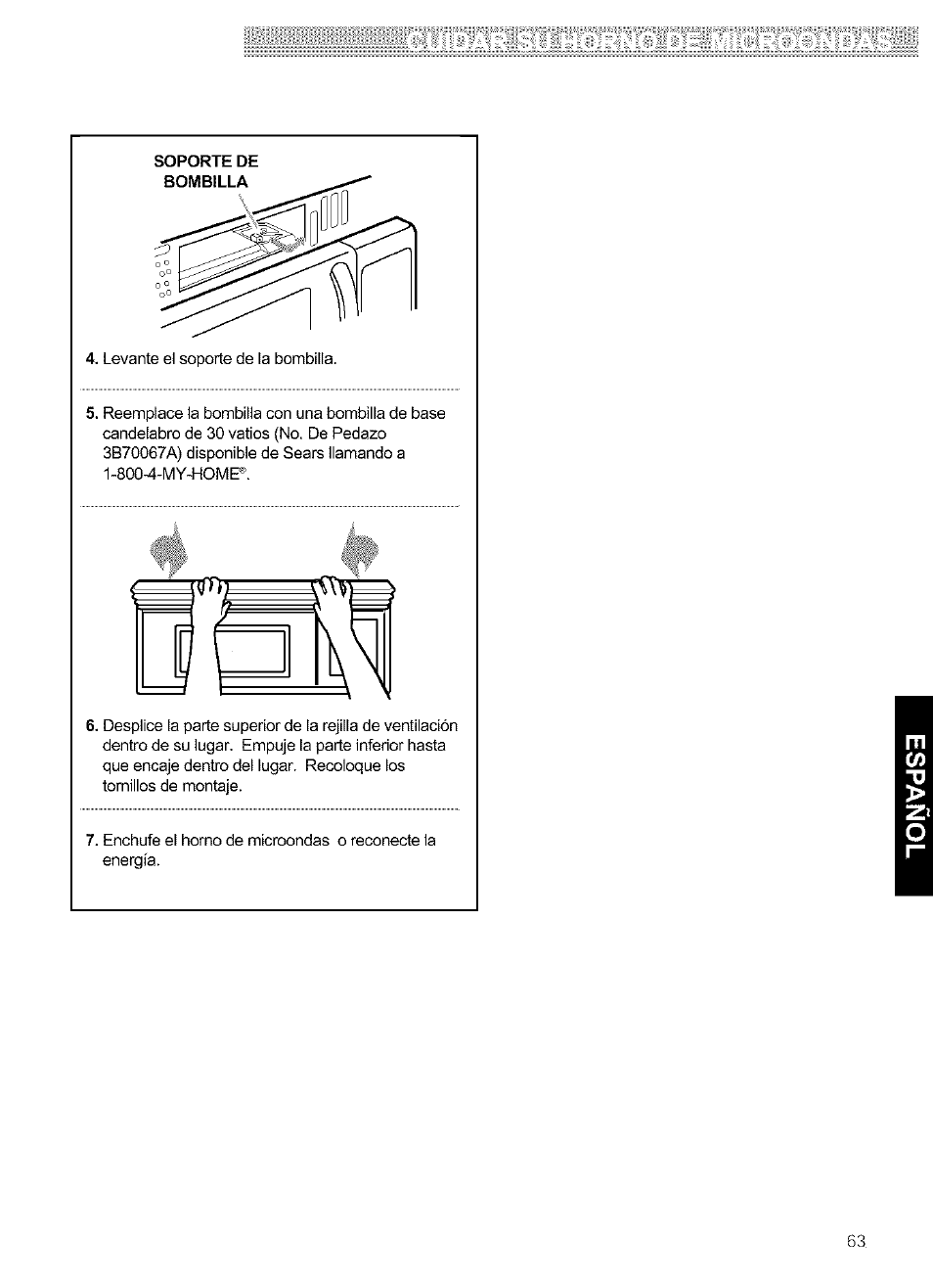 Kenmore ULTRA WAVETM 721.64684 User Manual | Page 63 / 69