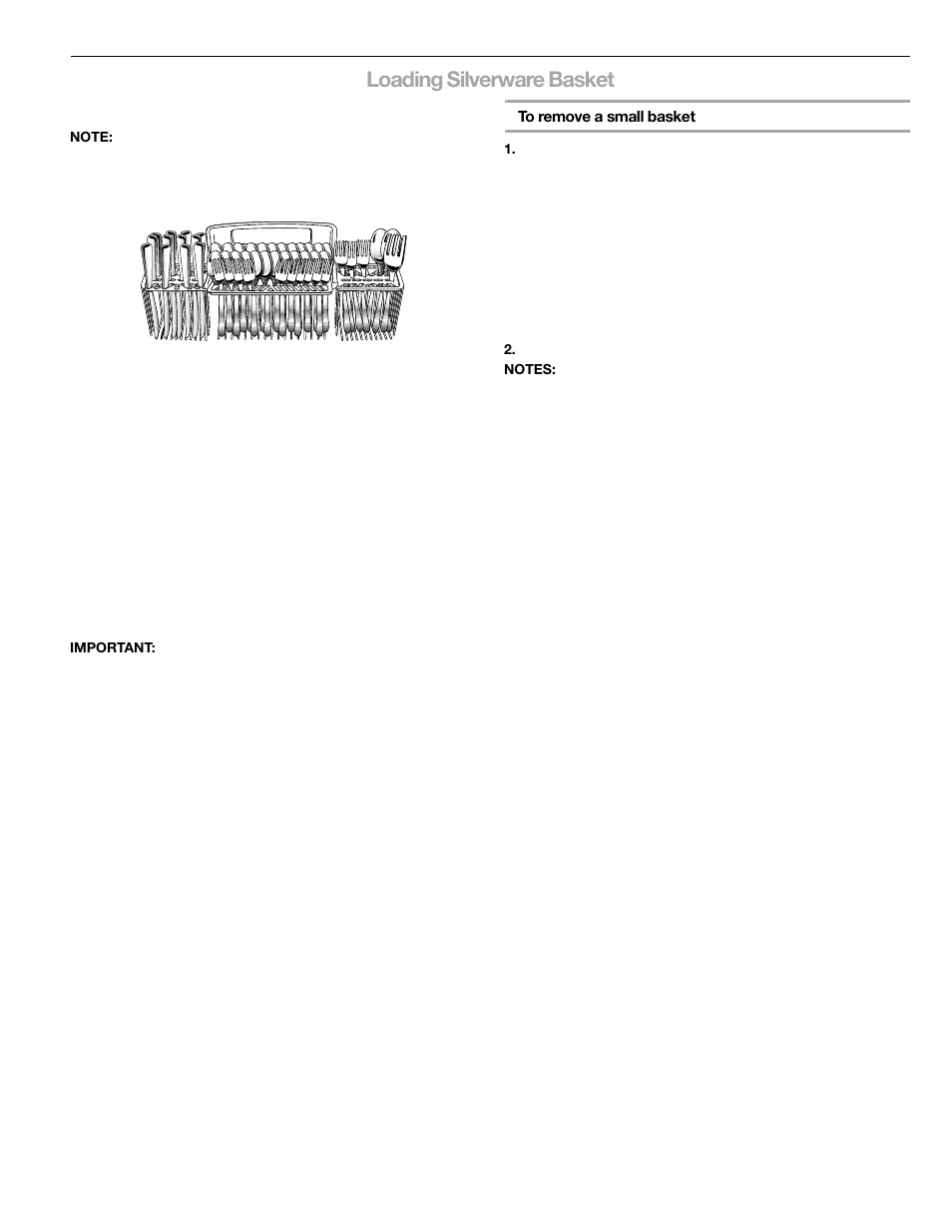 Loading silverware basket | Kenmore 665.1376 User Manual | Page 12 / 23