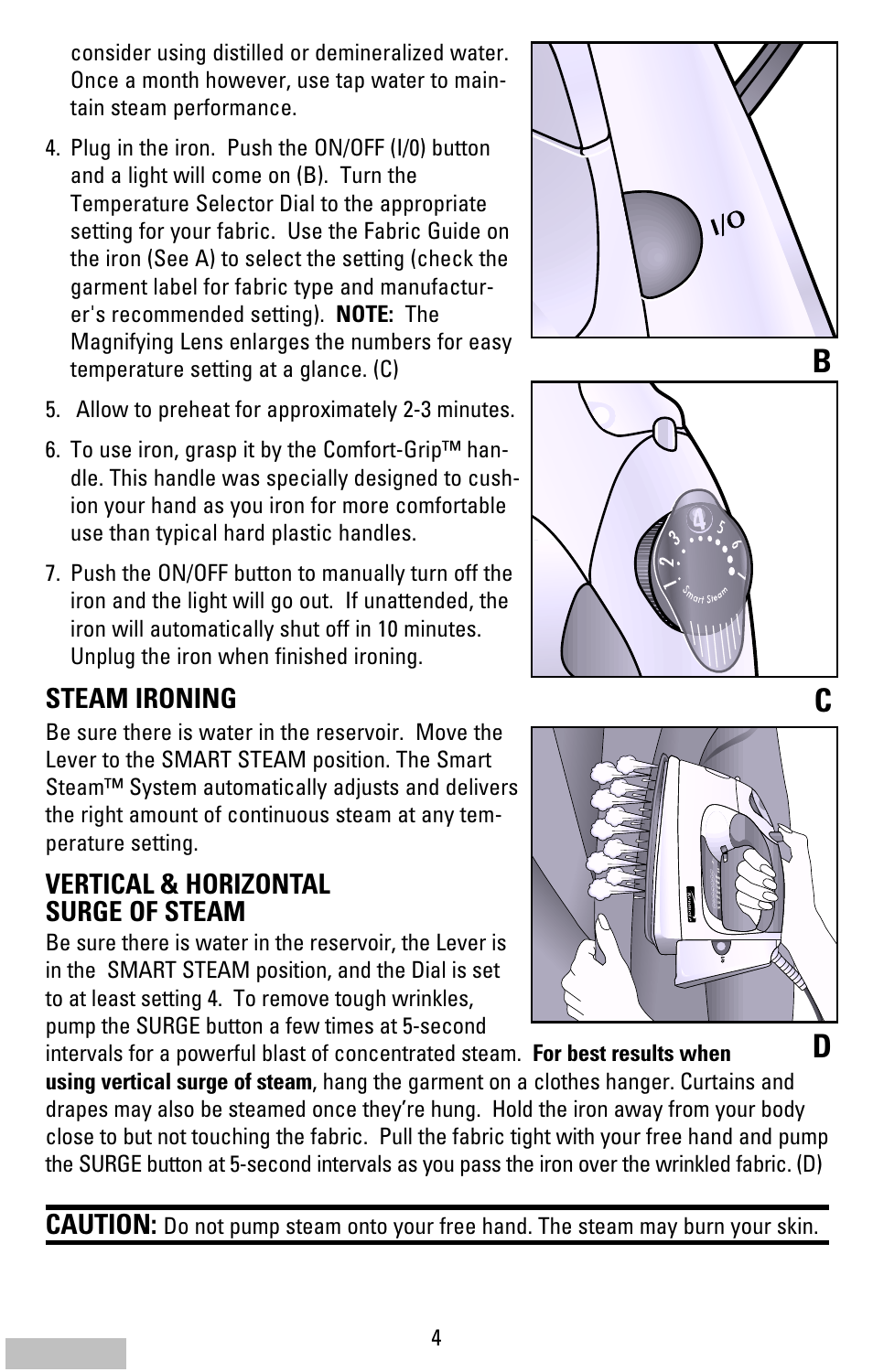 Bc d | Kenmore 62984 User Manual | Page 4 / 12