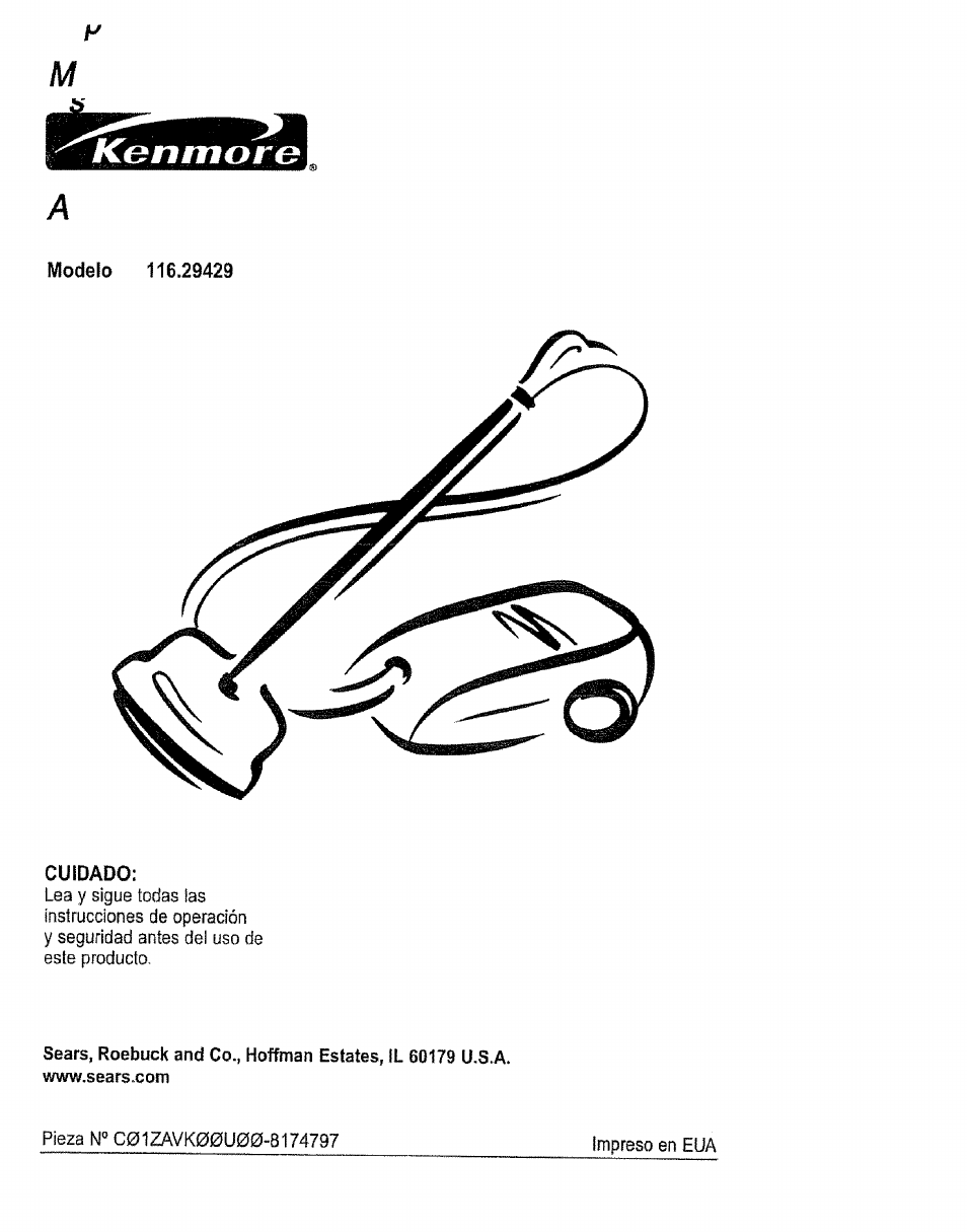 Kenmore 1T6.29429 User Manual | Page 19 / 36