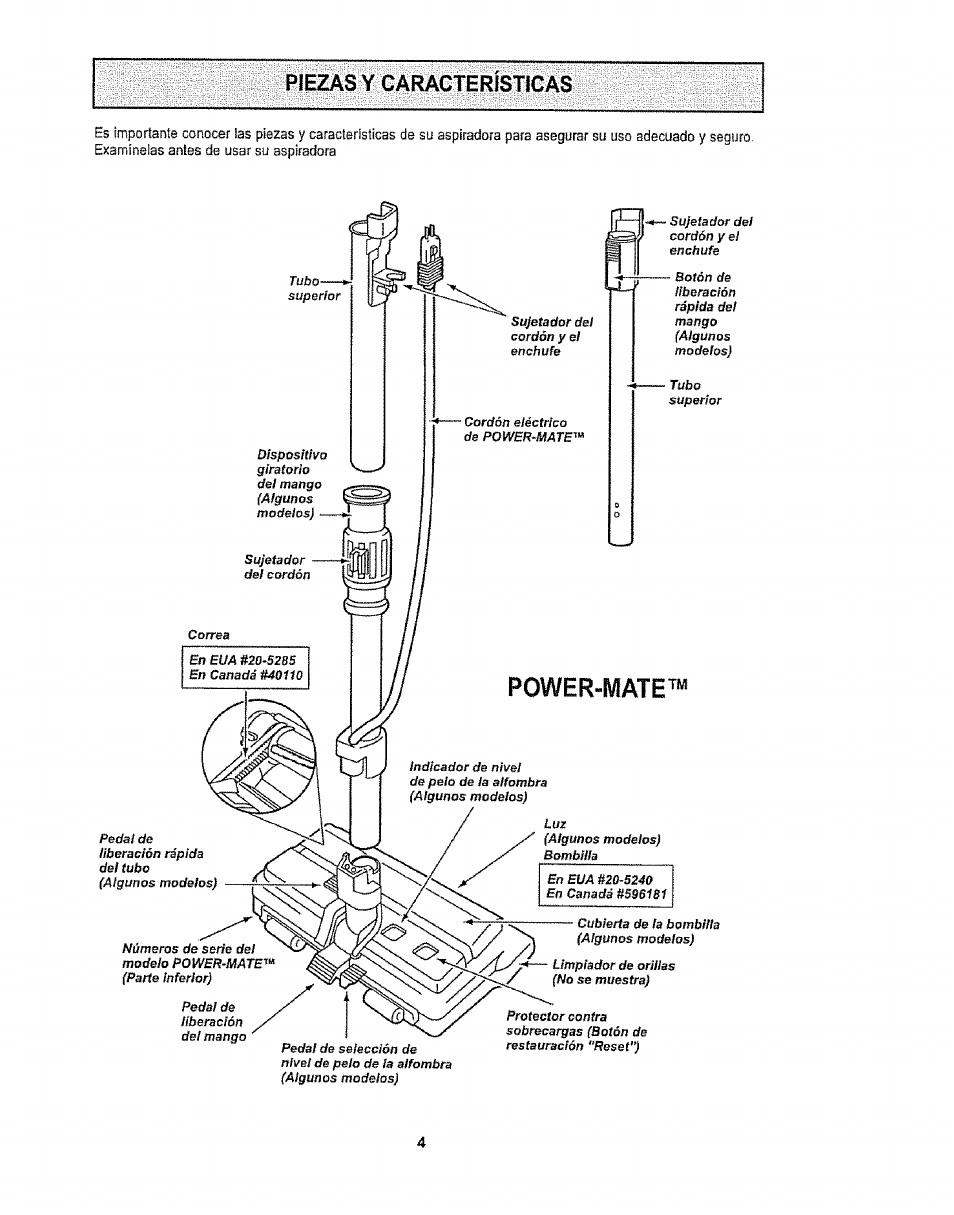 Power-mate | Kenmore 1T6.29429 User Manual | Page 22 / 36