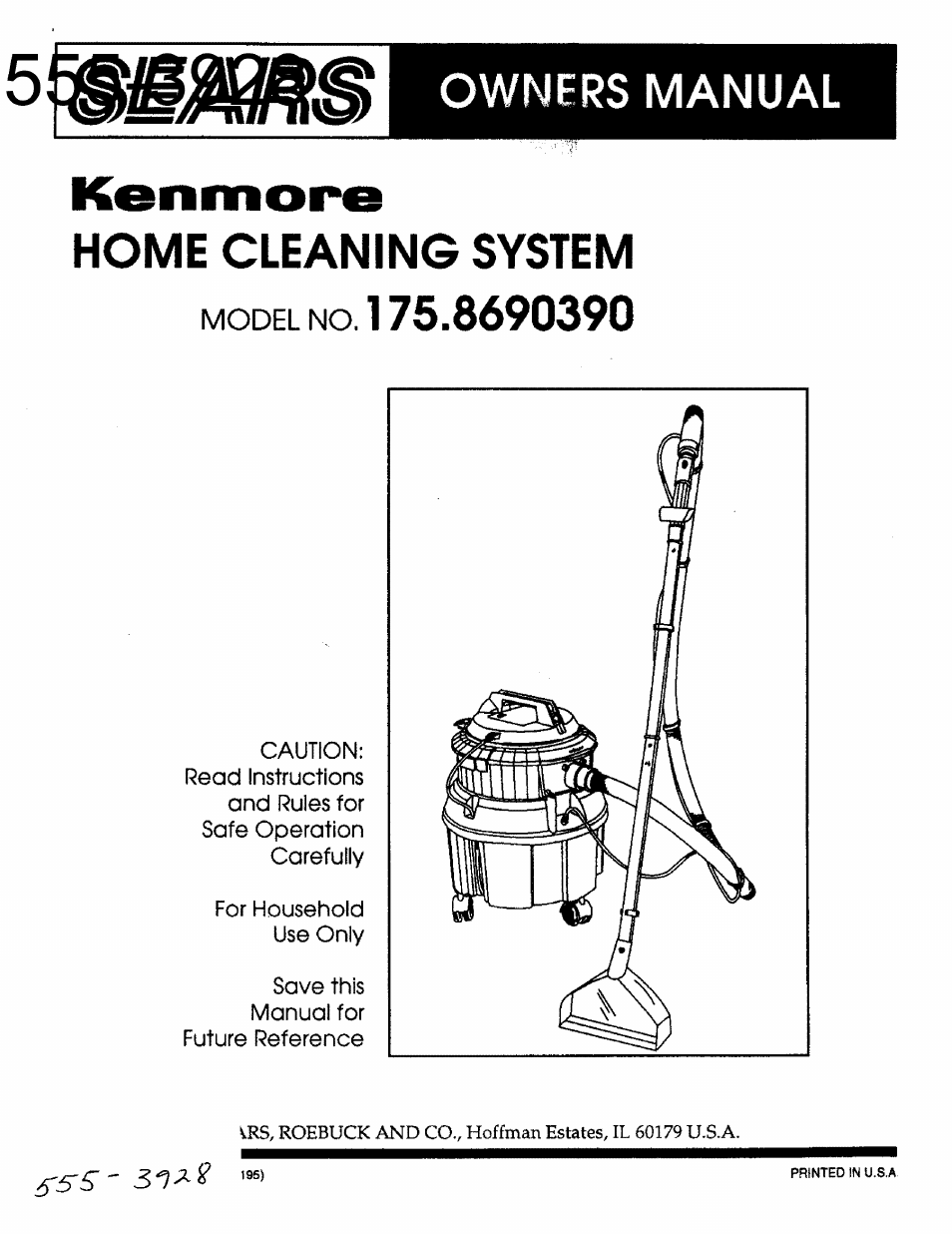 Kenmore 175.869039 User Manual | 16 pages