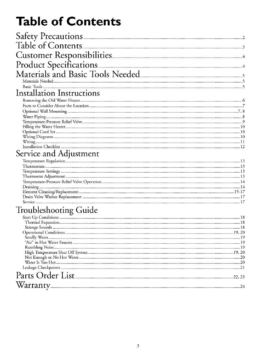 Kenmore 153.31702 User Manual | Page 3 / 24