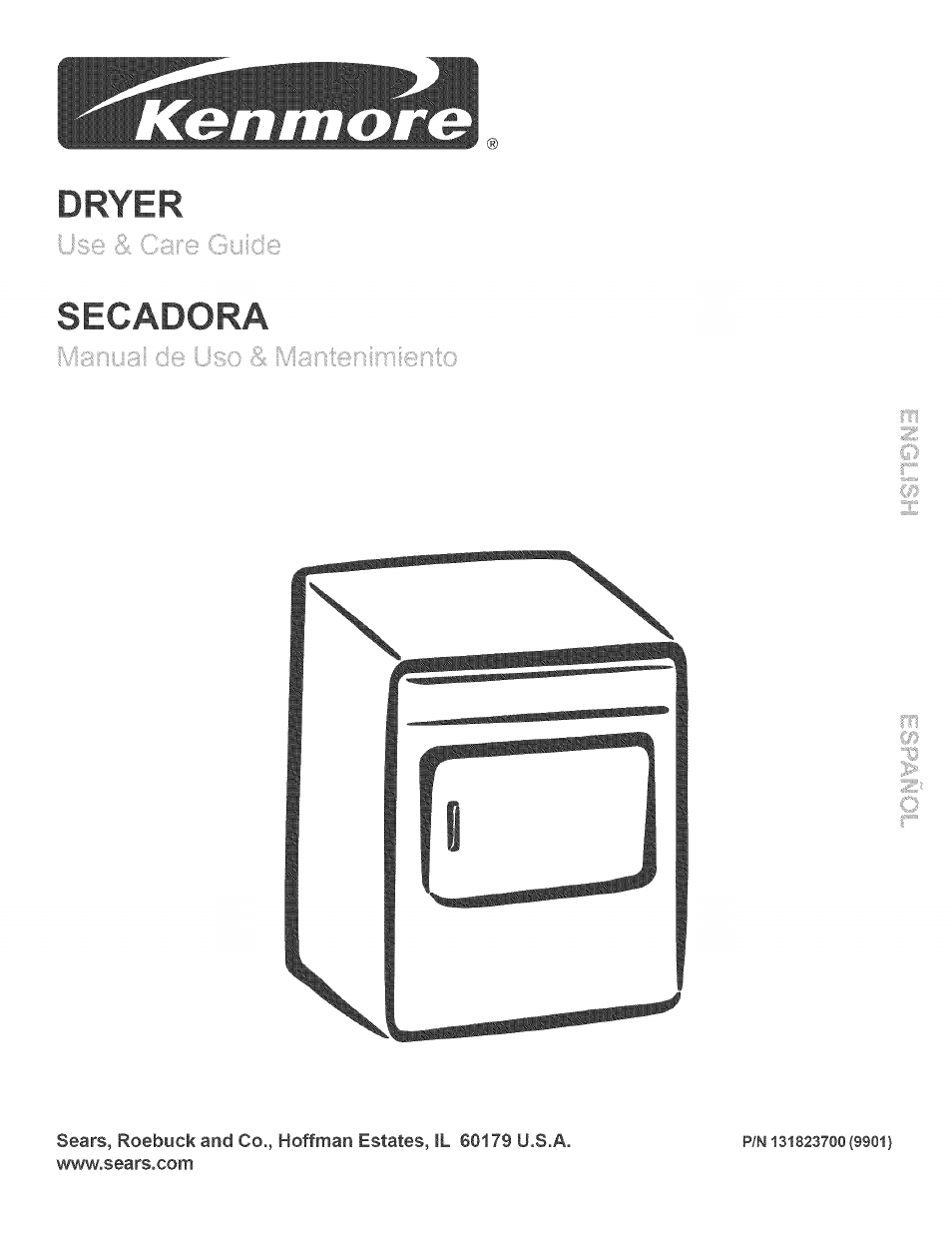 Kenmore Clothes Dryer User Manual | 9 pages