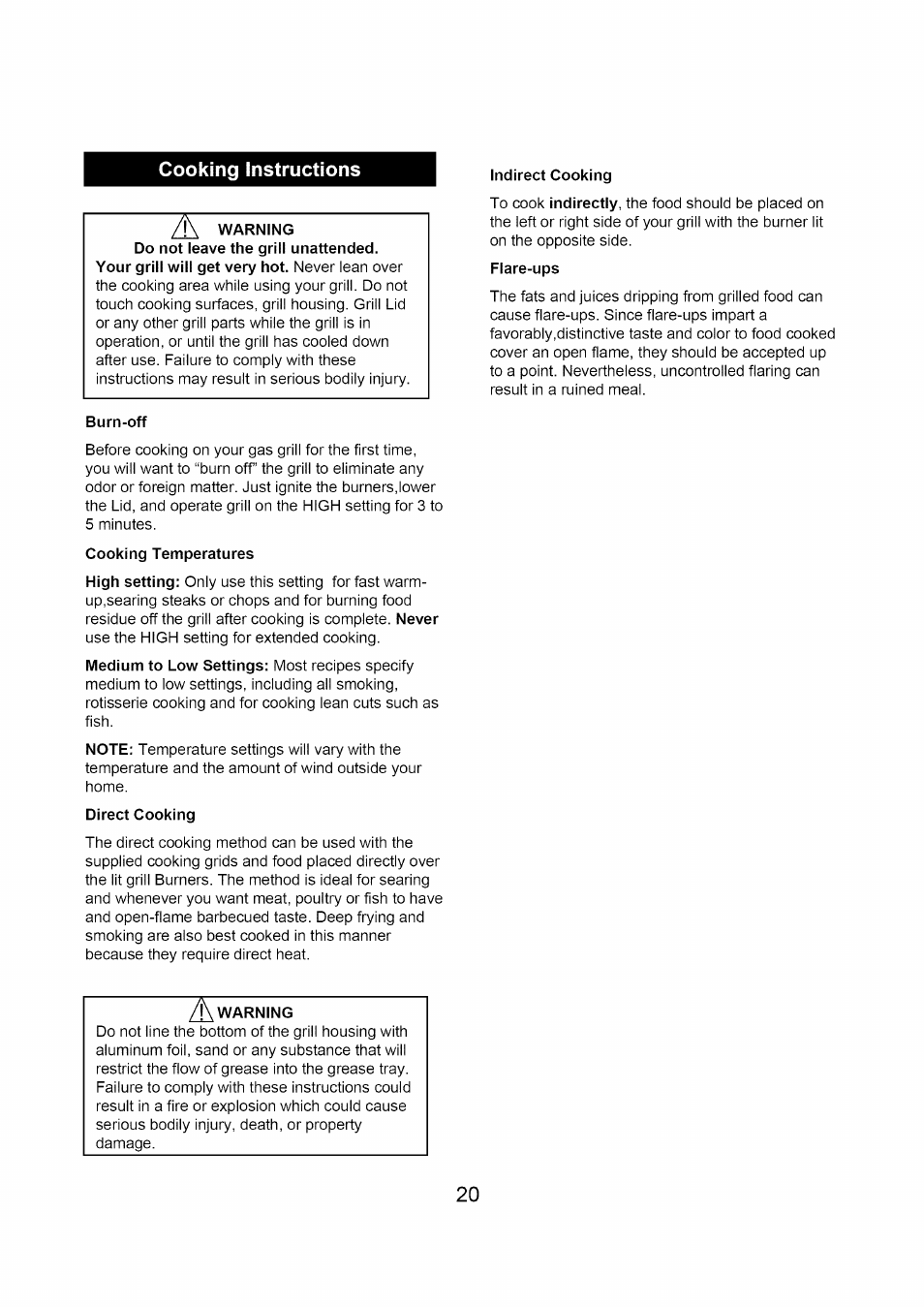 Kenmore 122.1613411 User Manual | Page 20 / 22