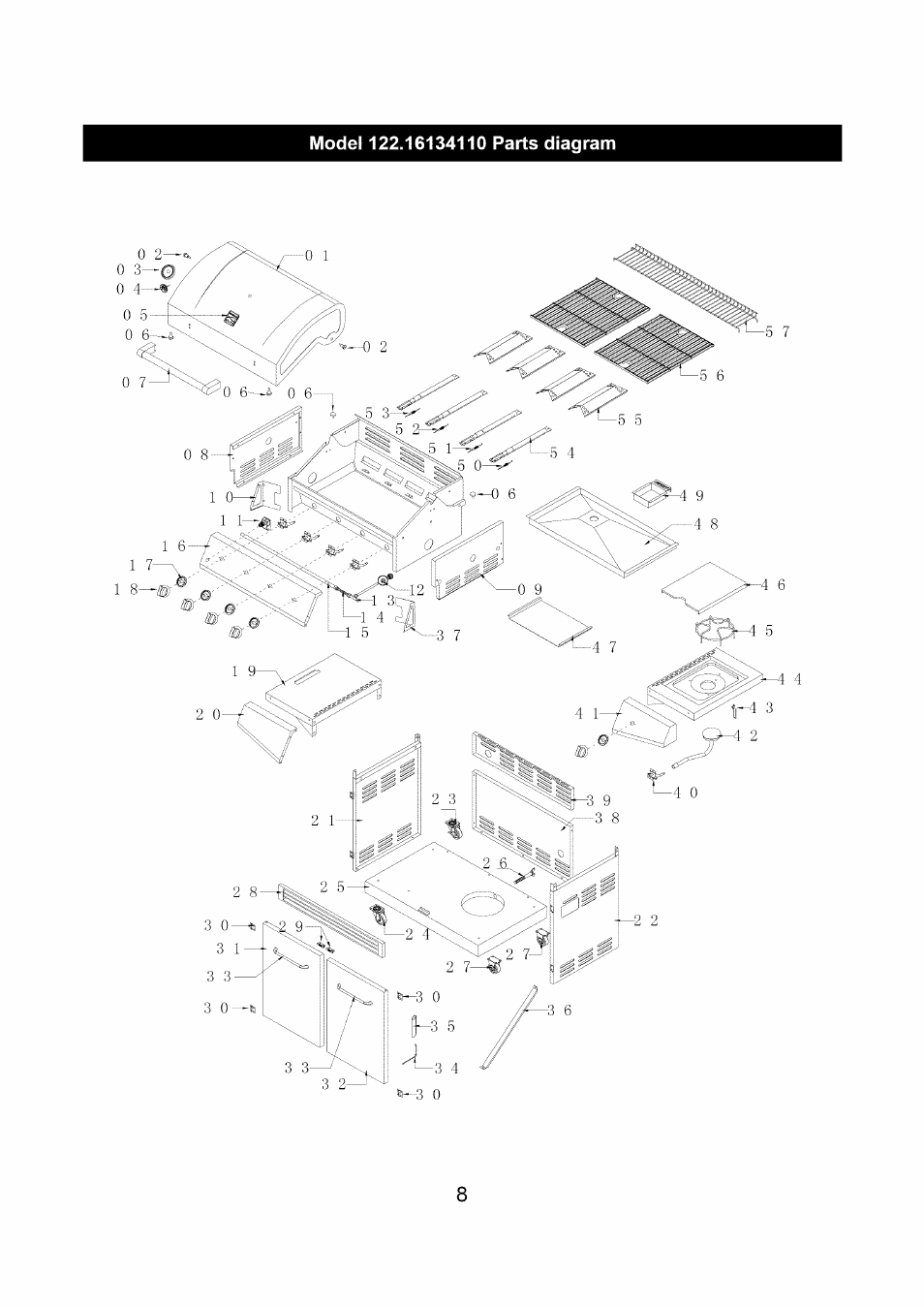 Kenmore 122.1613411 User Manual | Page 8 / 22