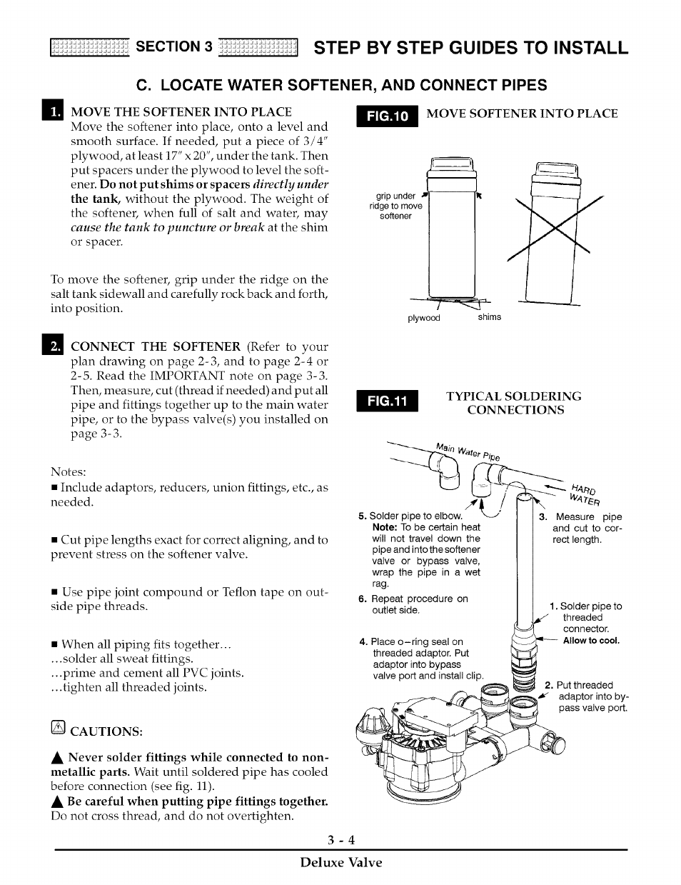 C. locate water softener, and connect pipes, Step by step guides to install | Kenmore 180 User Manual | Page 15 / 40