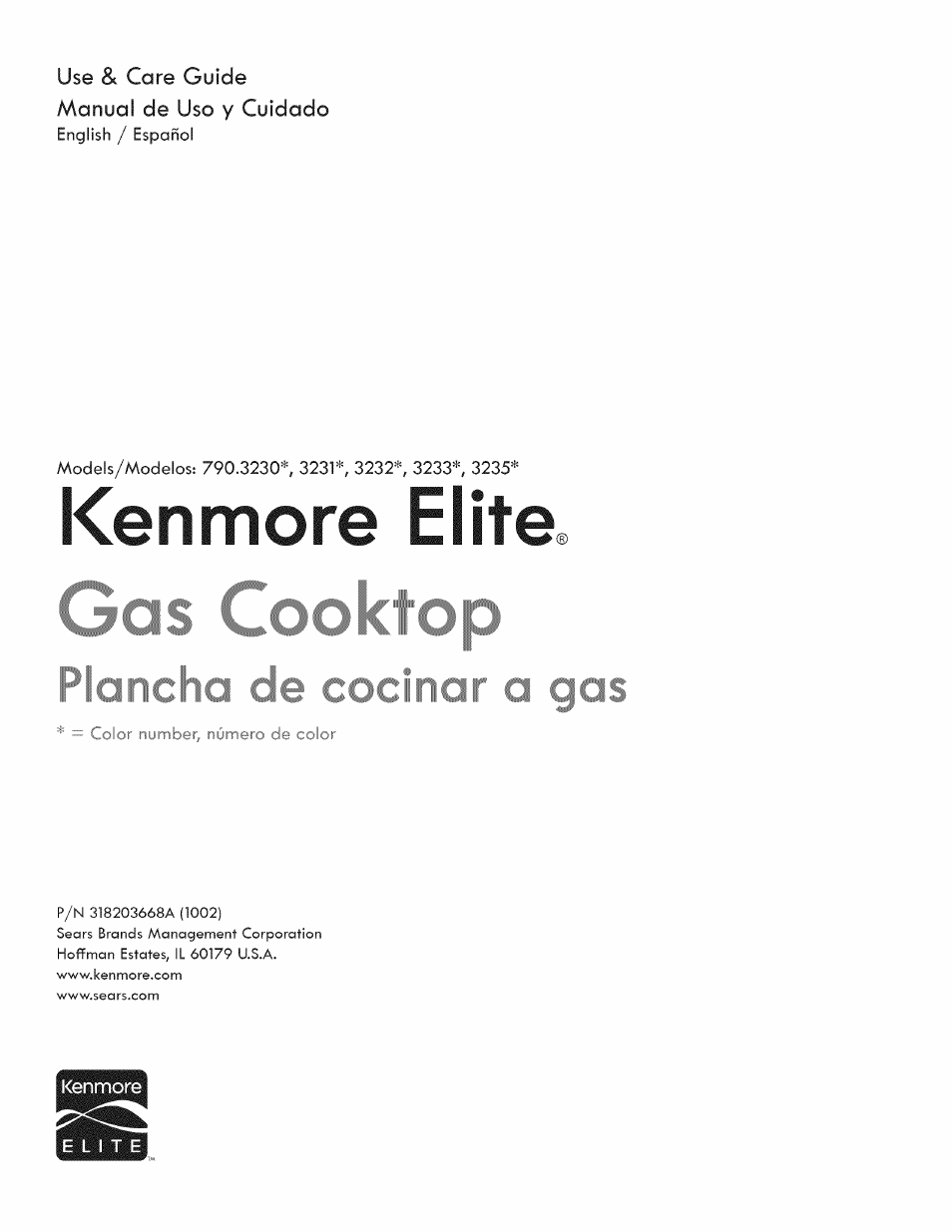 Kenmore ELITE 3233 User Manual | 16 pages