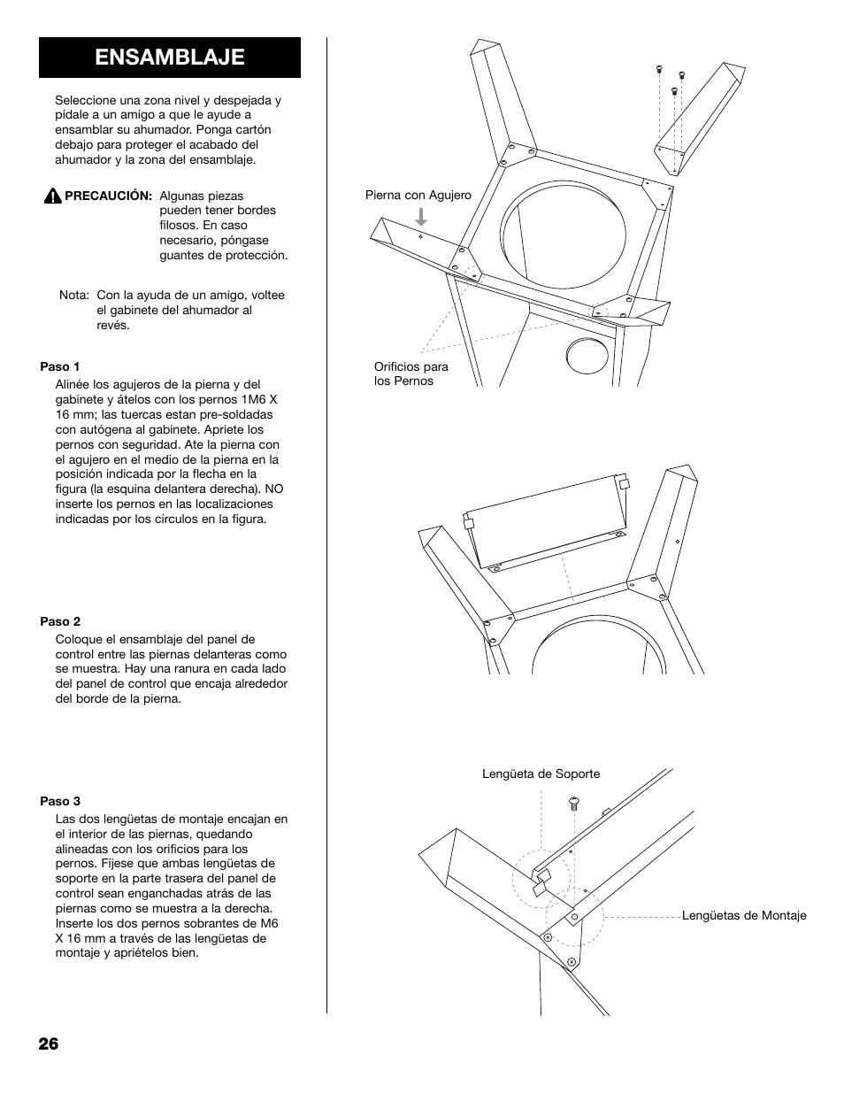 Ensamblaje | Kenmore 125.15884801 User Manual | Page 26 / 40