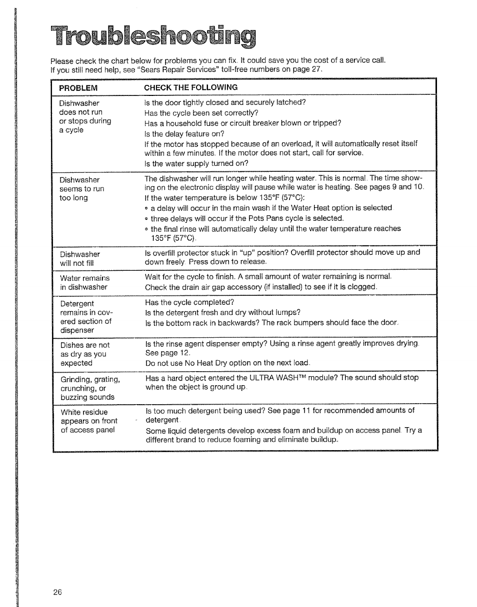 Kenmore 15828 User Manual | Page 26 / 28