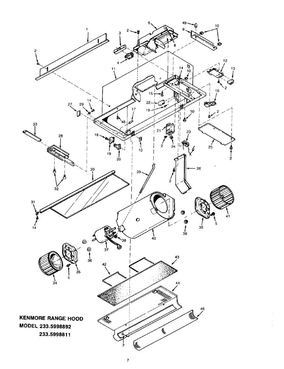 Kenmore GLIDE AWAY 233.5998892 User Manual | Page 3 / 3