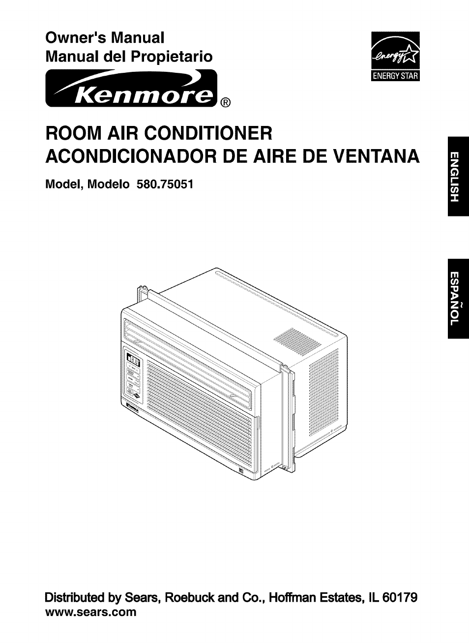 Kenmore 580.75051 User Manual | 16 pages