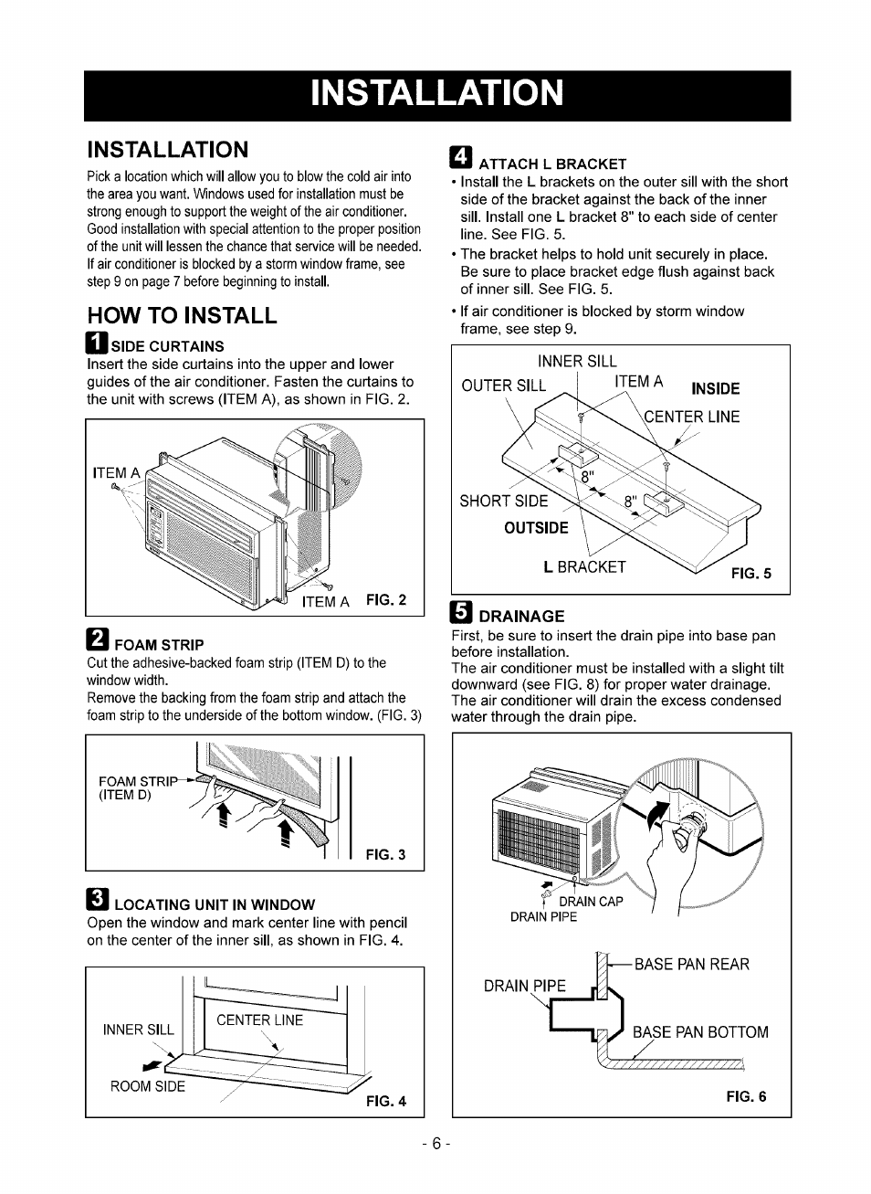 Installation, How to install | Kenmore 580.75051 User Manual | Page 6 / 16