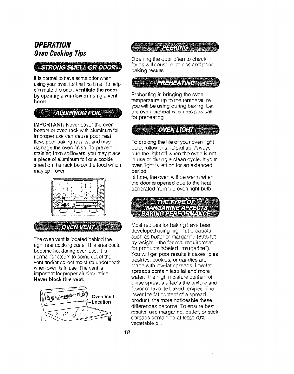 Operation | Kenmore 911.94752 User Manual | Page 18 / 76