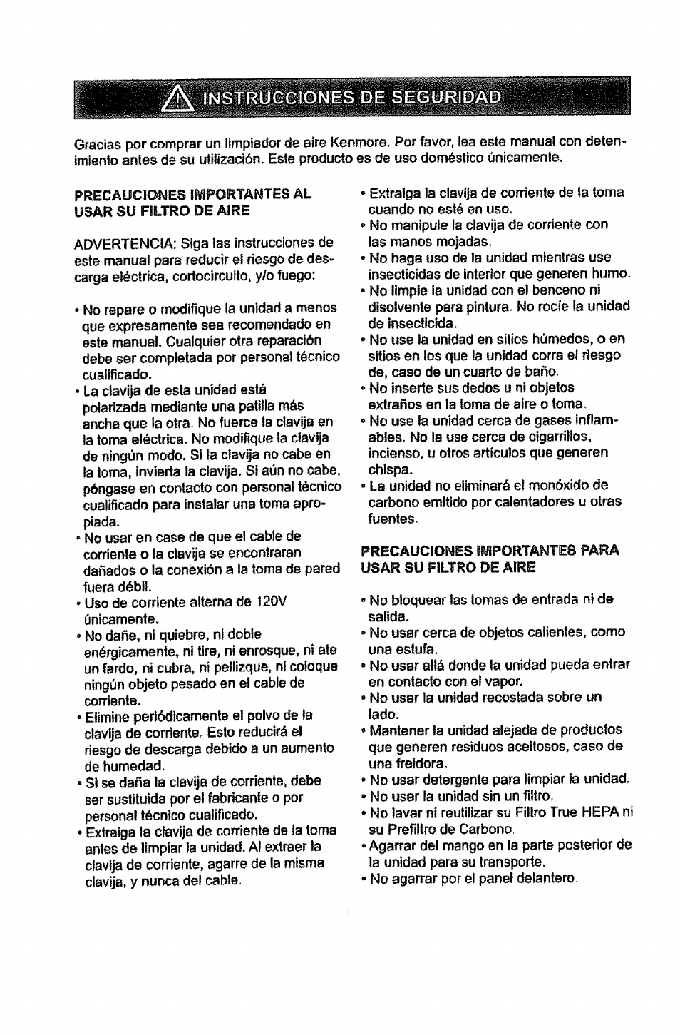 Kenmore PLASMAWAVE 85450 User Manual | Page 15 / 25
