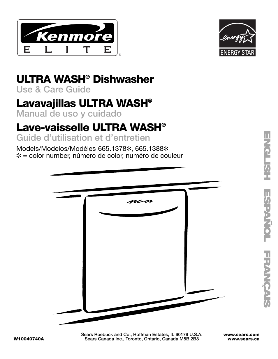 Kenmore 665.1388 User Manual | 24 pages