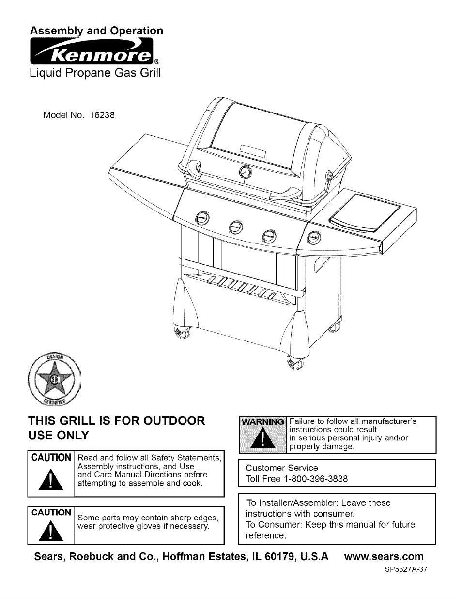 Kenmore 16238 User Manual | 32 pages