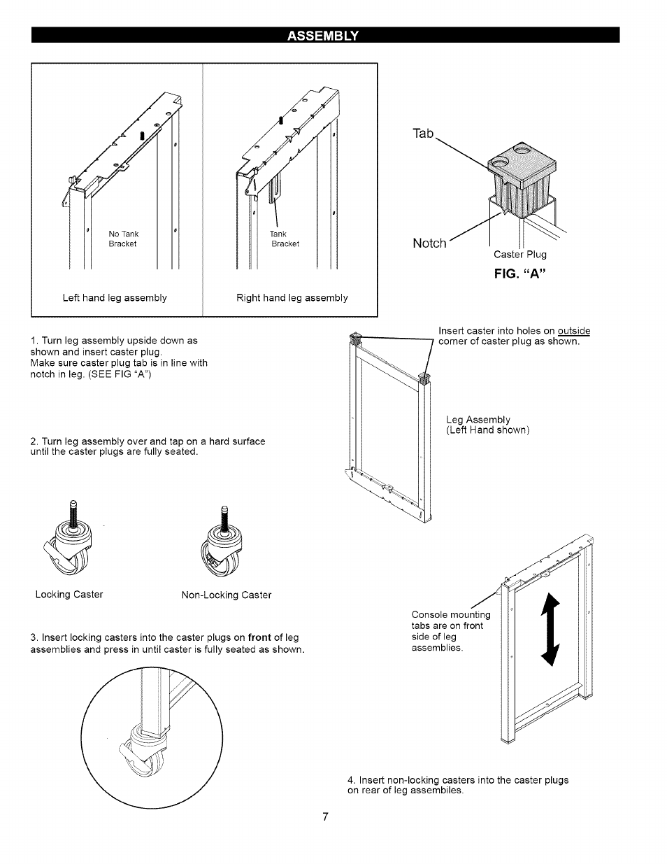 Assembly, Assembly -24 | Kenmore 16238 User Manual | Page 7 / 32