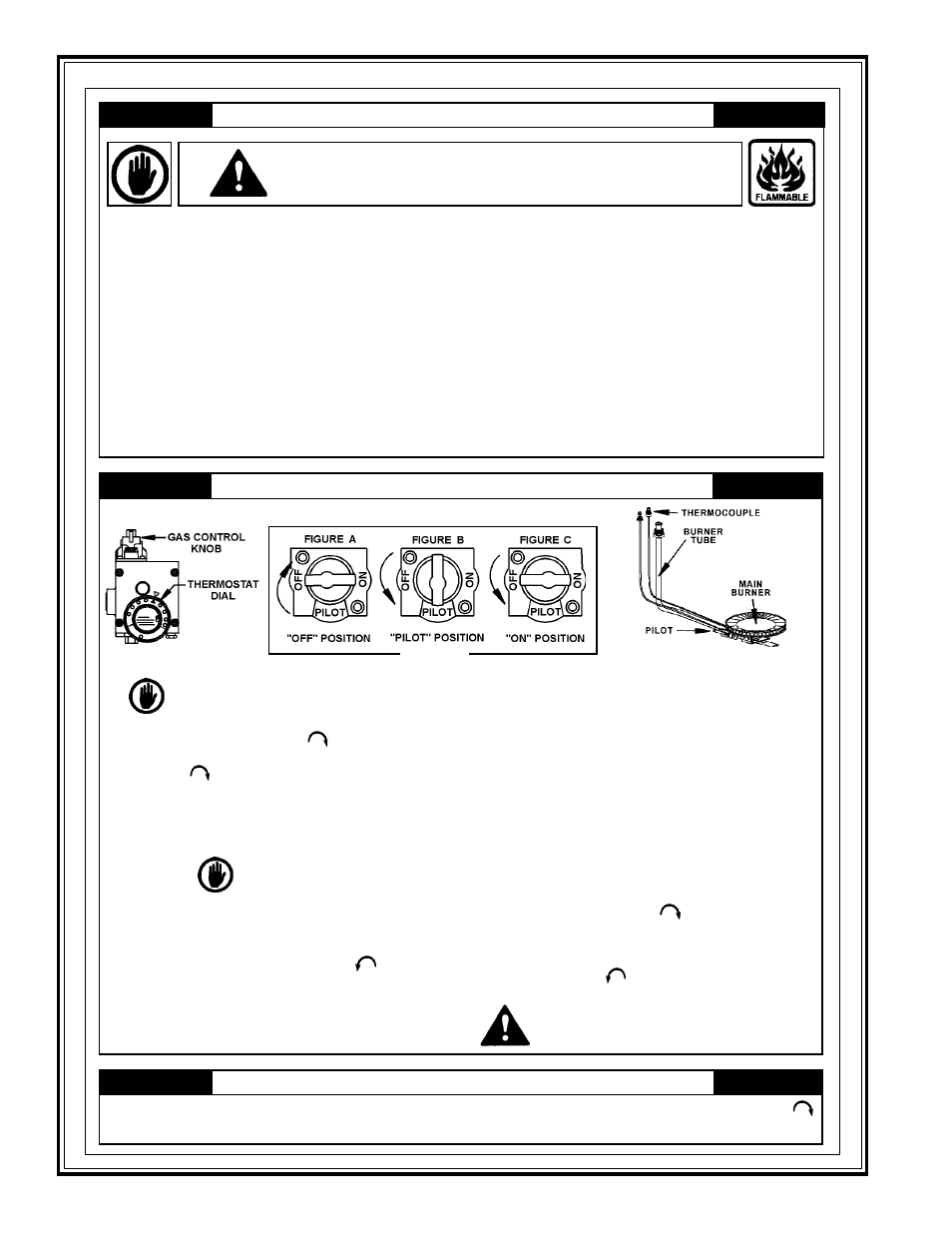 For your safety read before lighting, Lighting instructions, Warning | Kenmore 153.338073 User Manual | Page 18 / 28