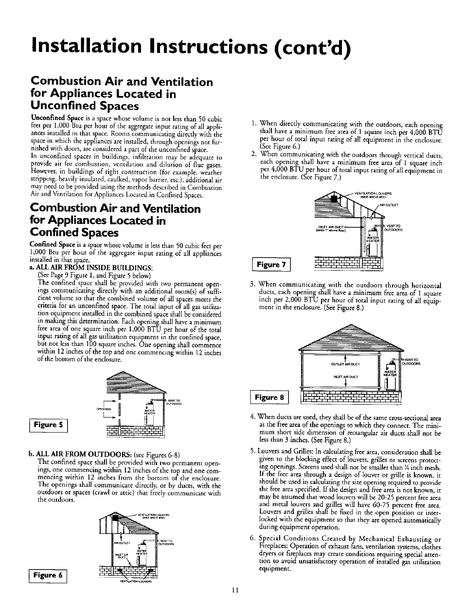 Installation instructions (cont’d) | Kenmore POWER MISER 153.335816 User Manual | Page 11 / 40