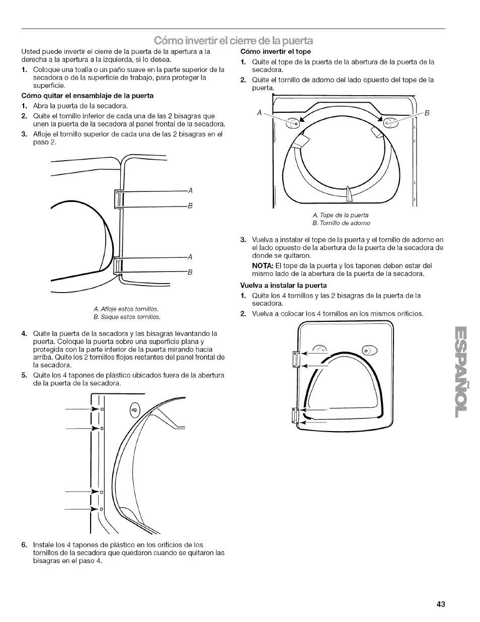 Kenmore ELITE OASIS 110.6703 User Manual | Page 43 / 56